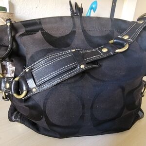 Coach Black Shoulder Bag